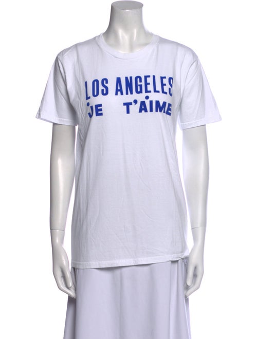 Clare V. Graphic Print Crew Neck T-Shirt