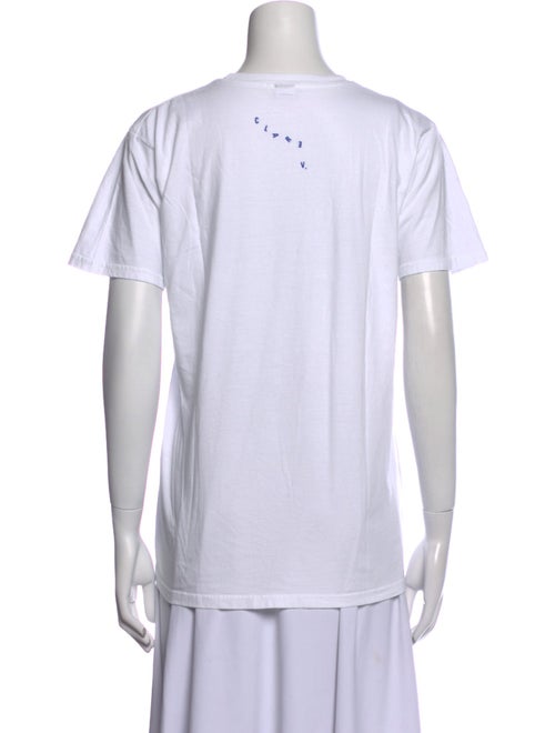 Clare V. Graphic Print Crew Neck T-Shirt