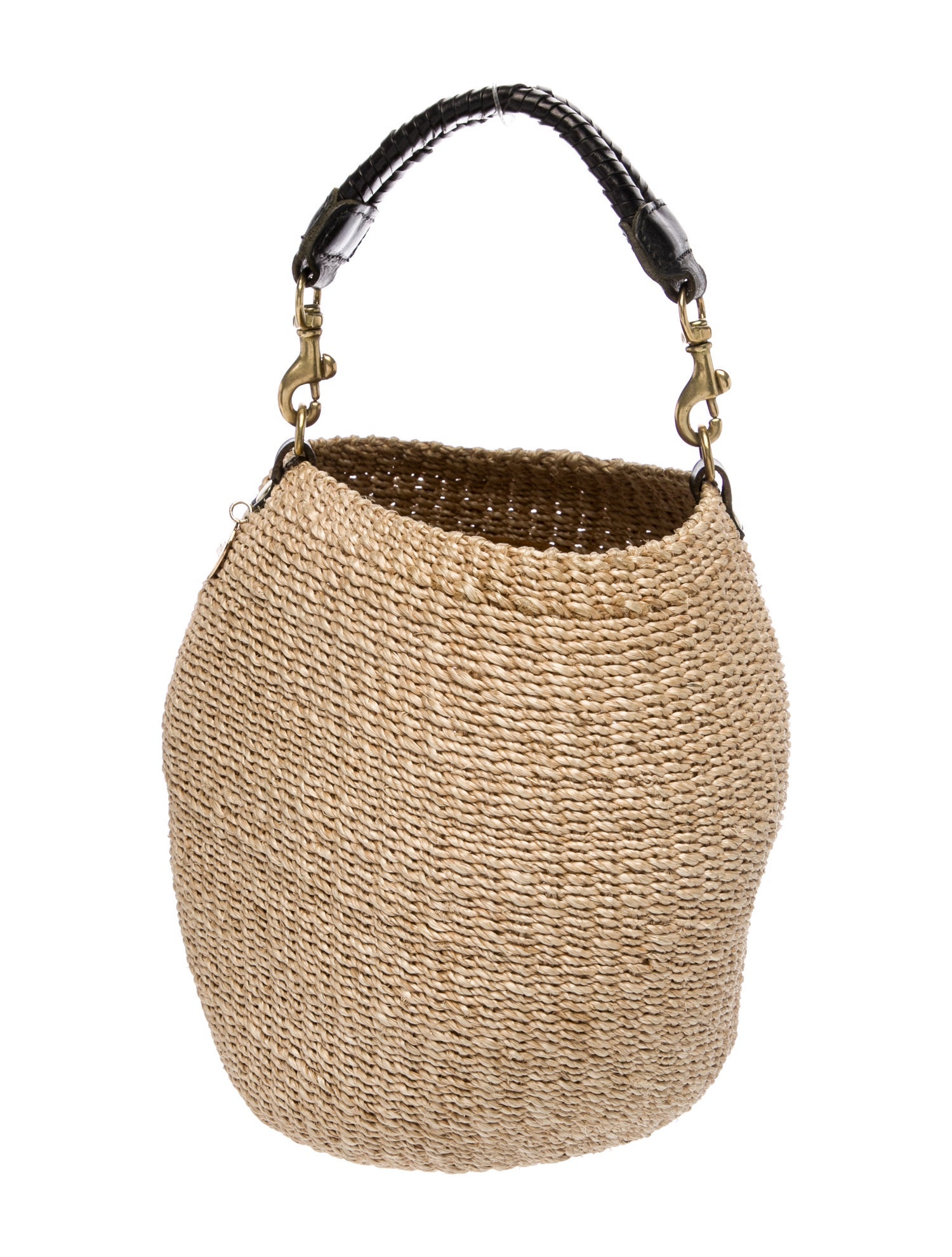 Clare V. Straw Top Handle Bag