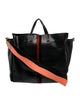 Clare V. Leather Top Handle Bag