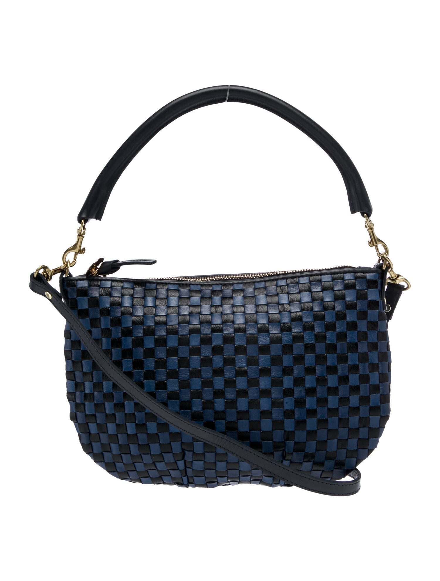 Clare V. Leather Top Handle Bag