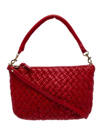 Clare V. Leather Top Handle Bag