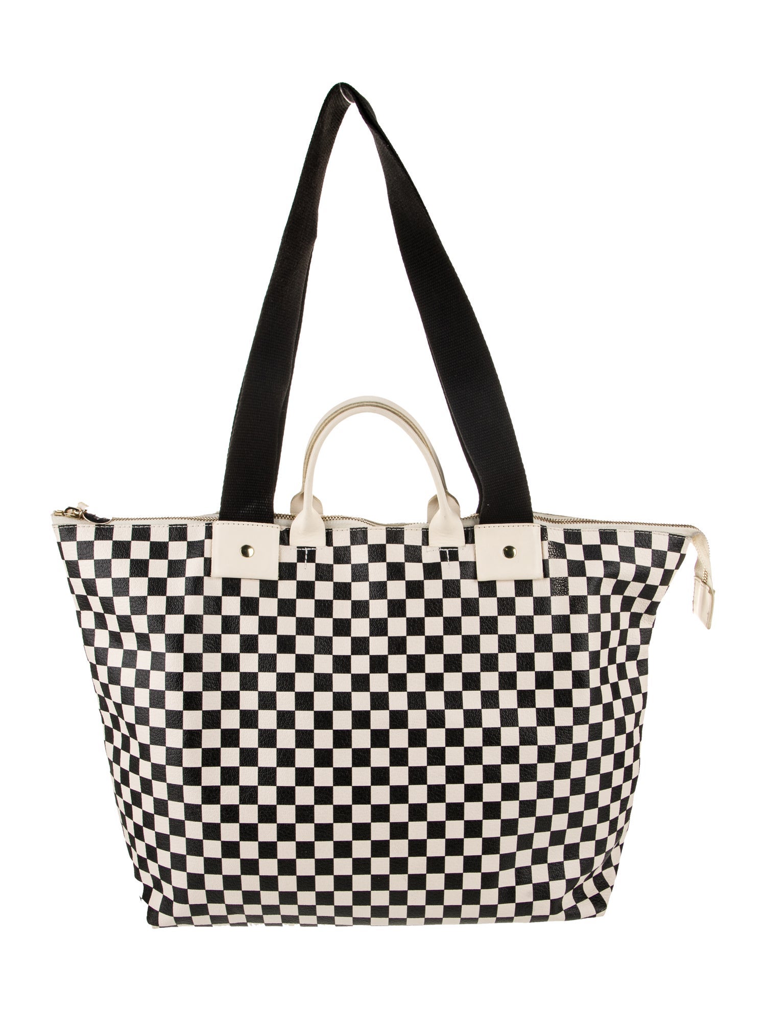 Clare V. Leather Top Handle Bag