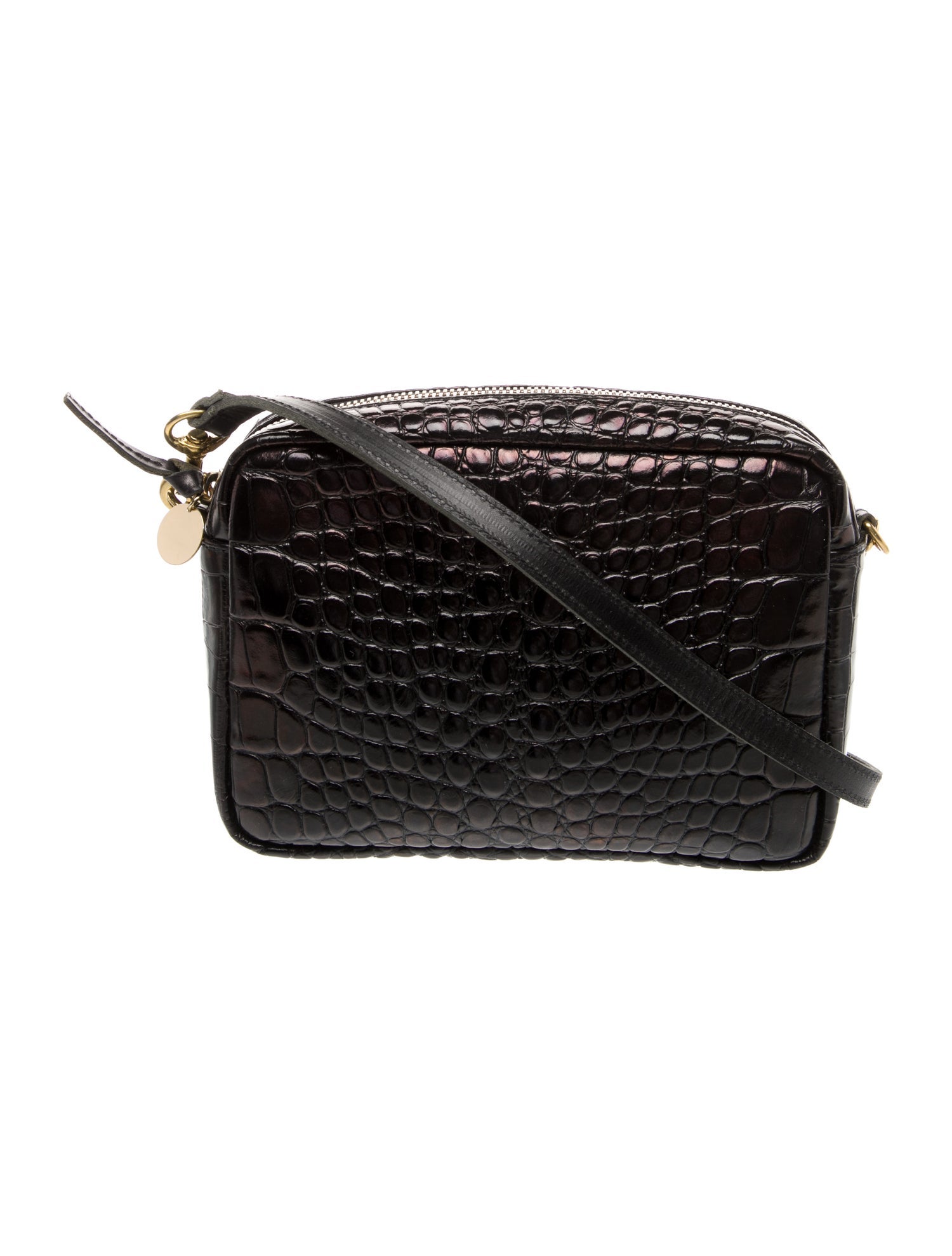 Clare V. Patent Leather Crossbody Bag