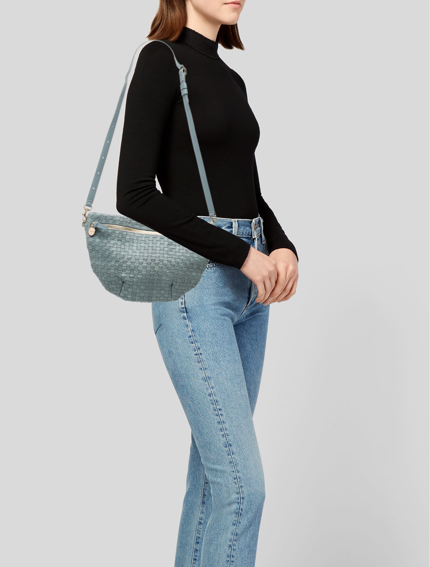 Clare V. Leather Shoulder Bag