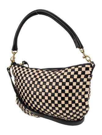 Clare V. Leather Top Handle Bag