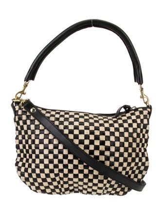 Clare V. Leather Top Handle Bag