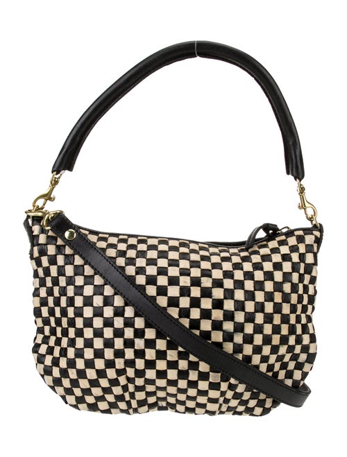 Clare V. Leather Top Handle Bag