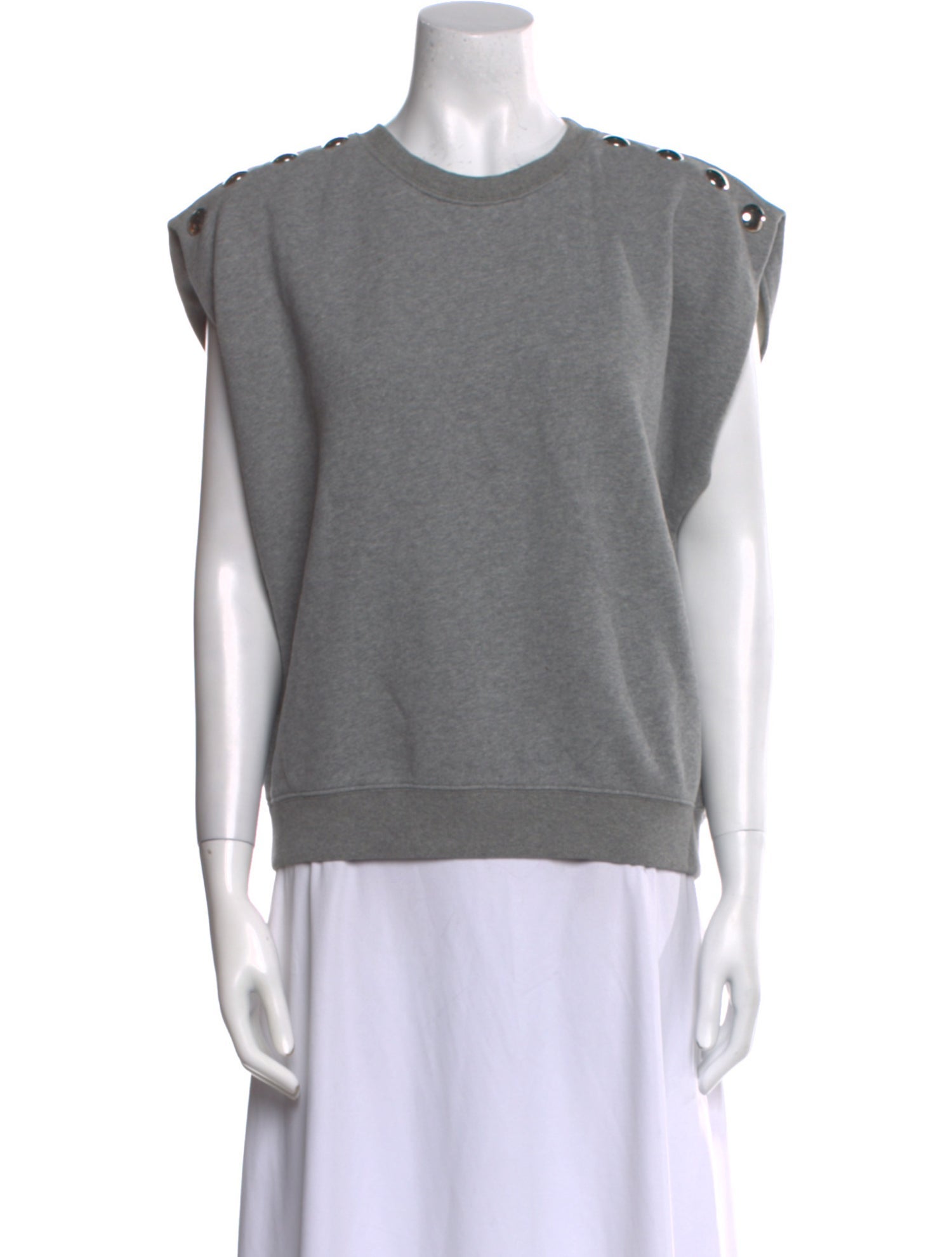 Clare V. Crew Neck Short Sleeve Sweatshirt