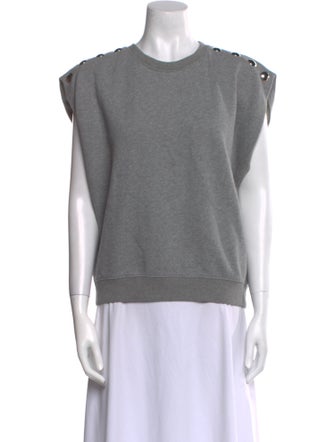 Clare V. Crew Neck Short Sleeve Sweatshirt