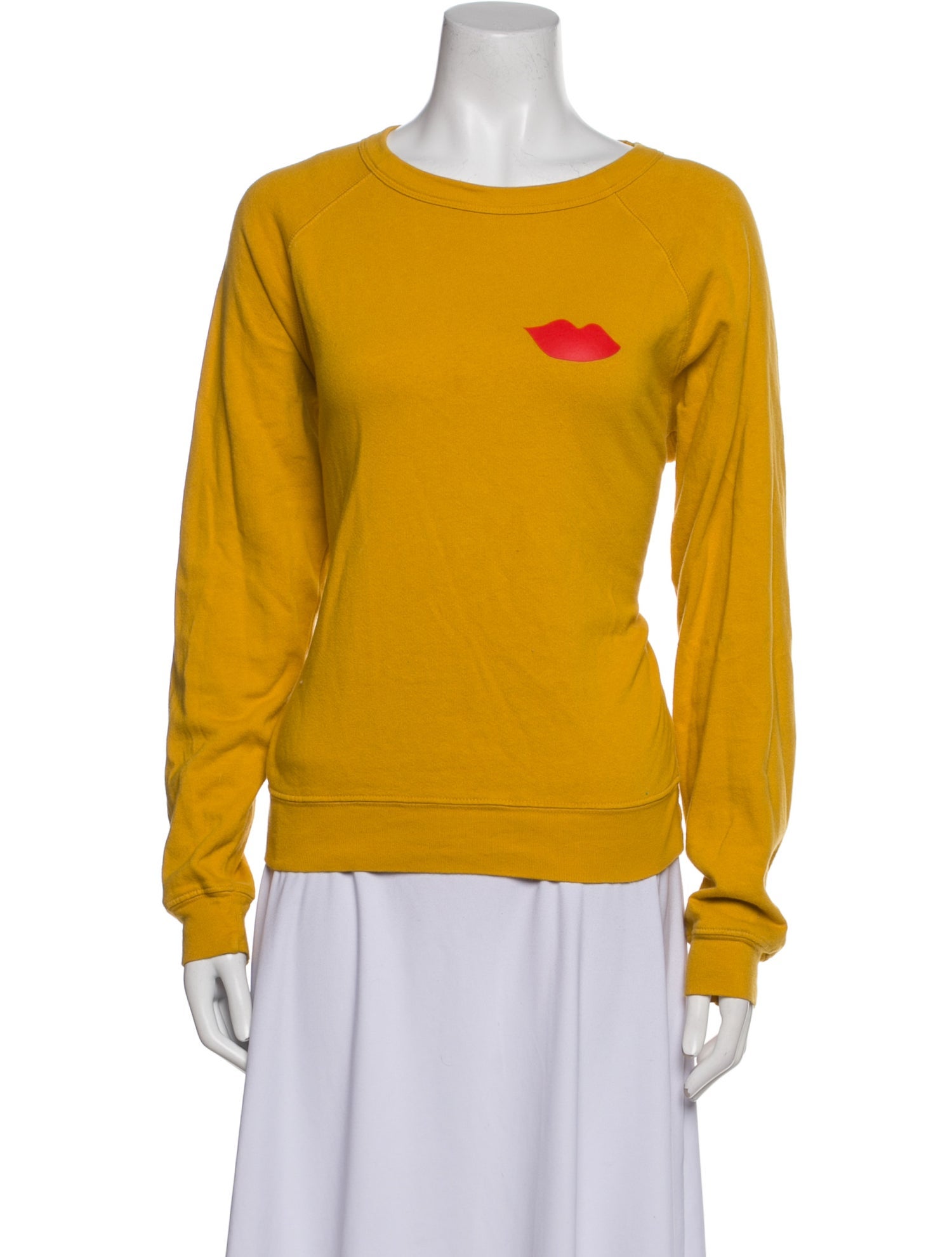 Clare V. Crew Neck Long Sleeve Sweatshirt