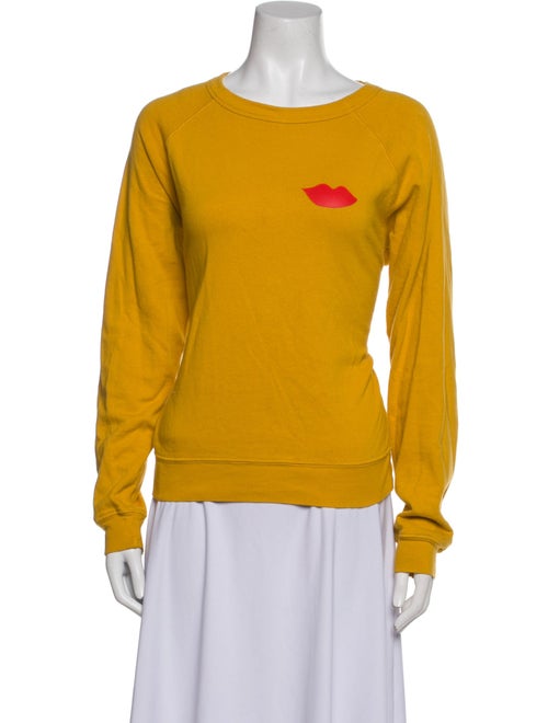 Clare V. Crew Neck Long Sleeve Sweatshirt