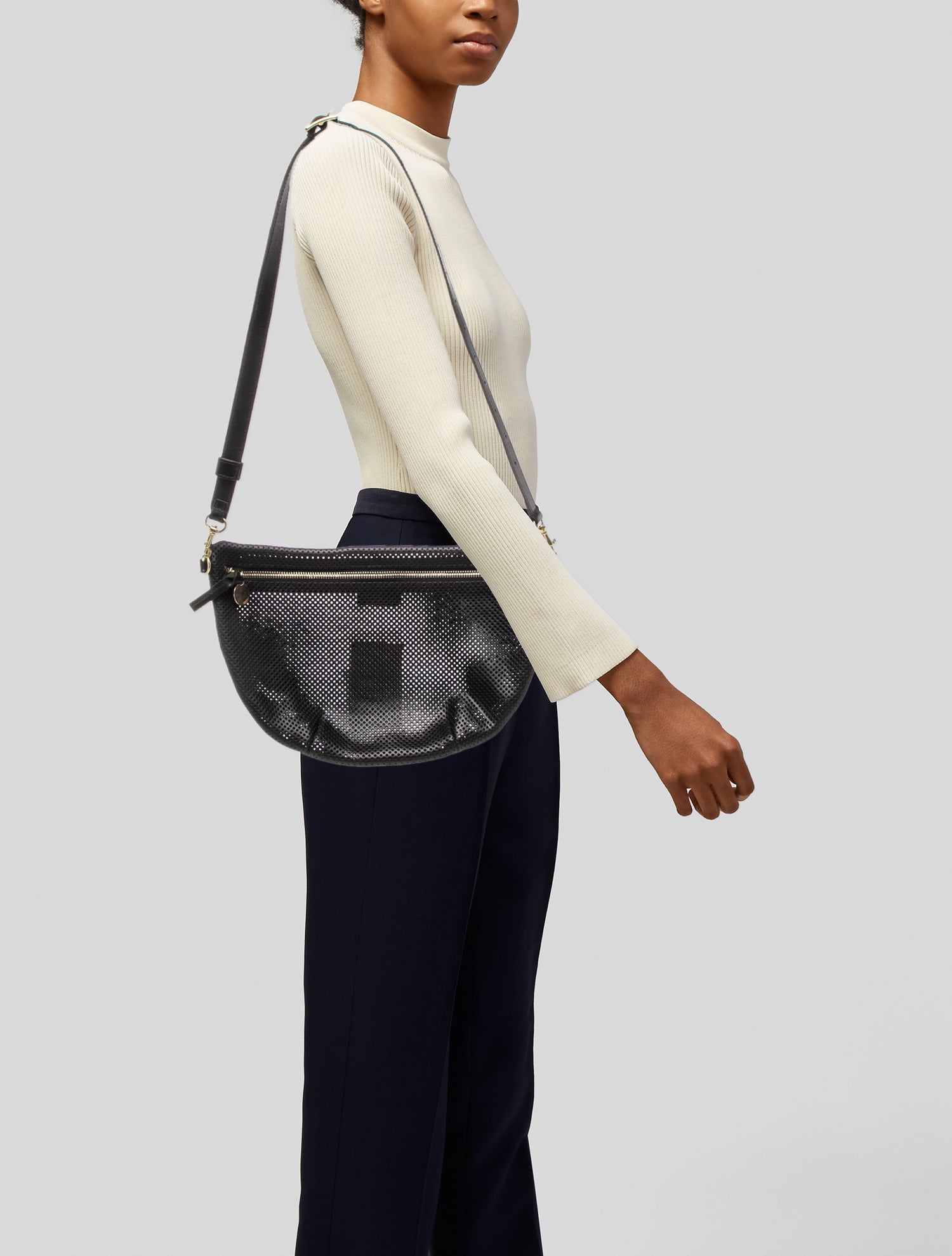 Clare V. Leather Shoulder Bag