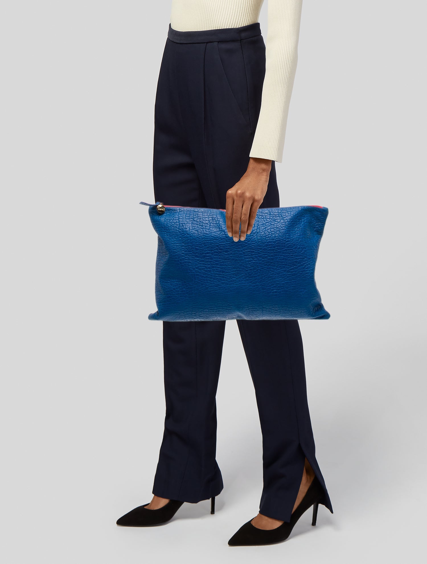 Clare V. Leather Clutch