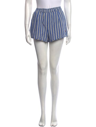 Clare V. Striped Mini Shorts