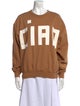 Clare V. Graphic Print Crew Neck Sweatshirt