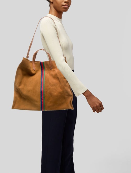 Clare V. Suede Messenger Bag