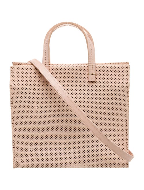 Clare V. Leather Top Handle Bag