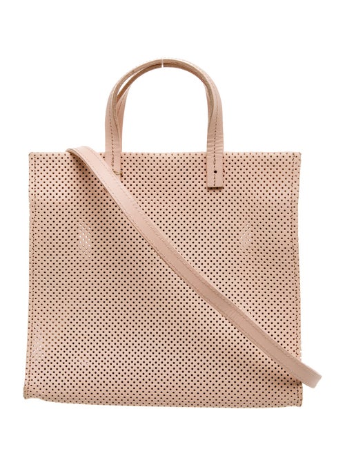 Clare V. Leather Top Handle Bag