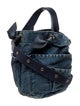 Clare V. Denim Top Handle Bag
