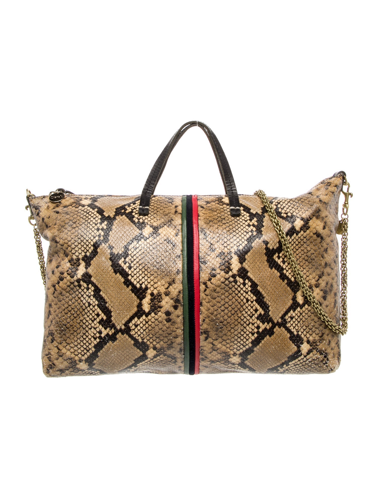 Clare V. Leather Weekender Bag