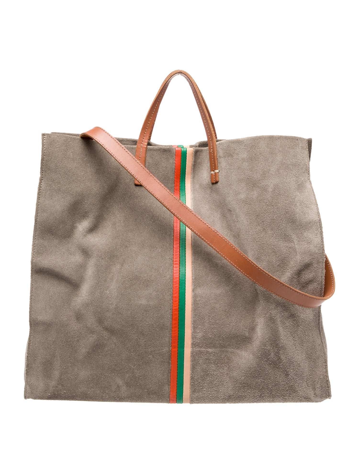 Clare V. Suede Top Handle Bag