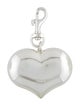 Clare V. Silver Heart Charm Keychain