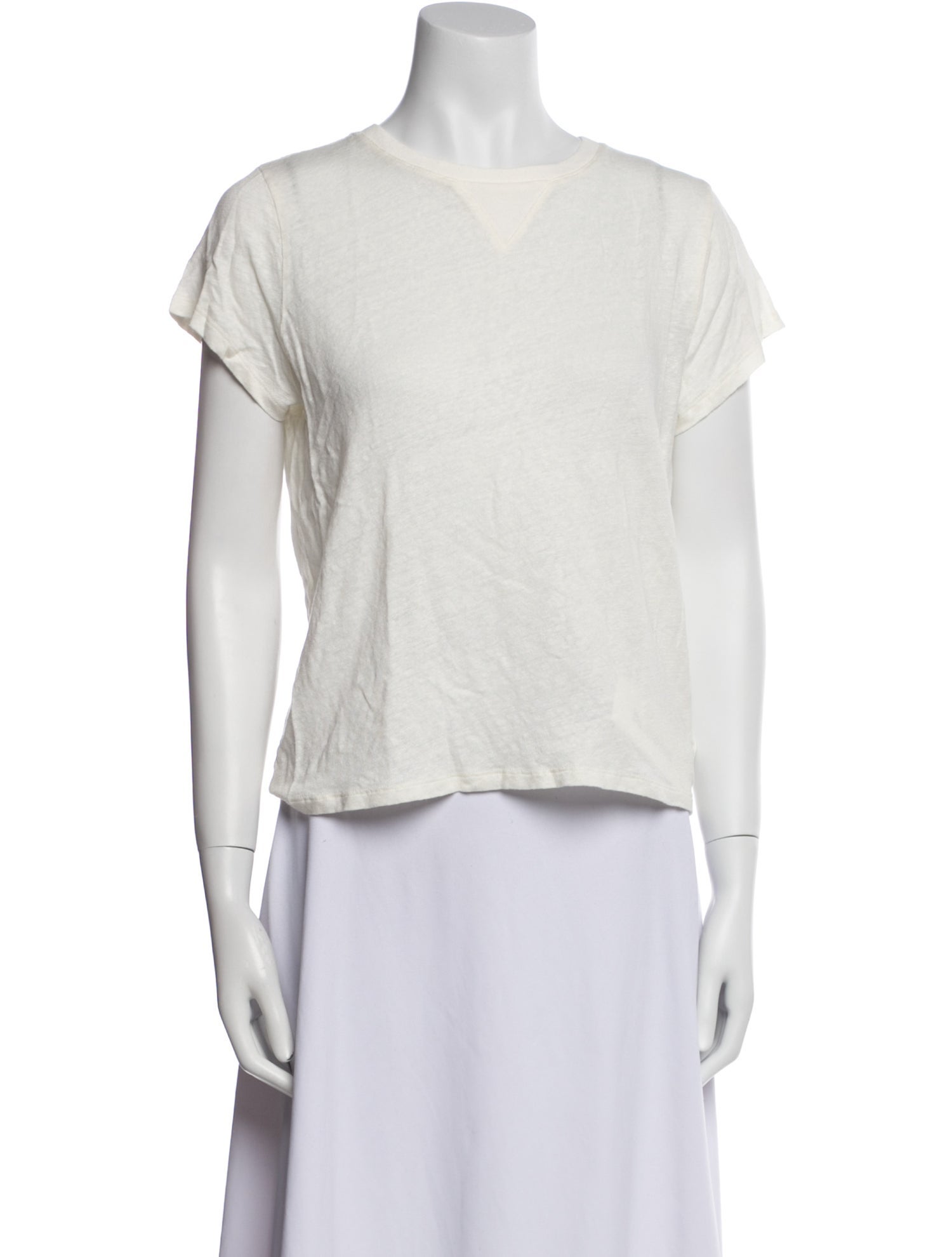 Clare V. Linen Crew Neck T-Shirt w/ Tags