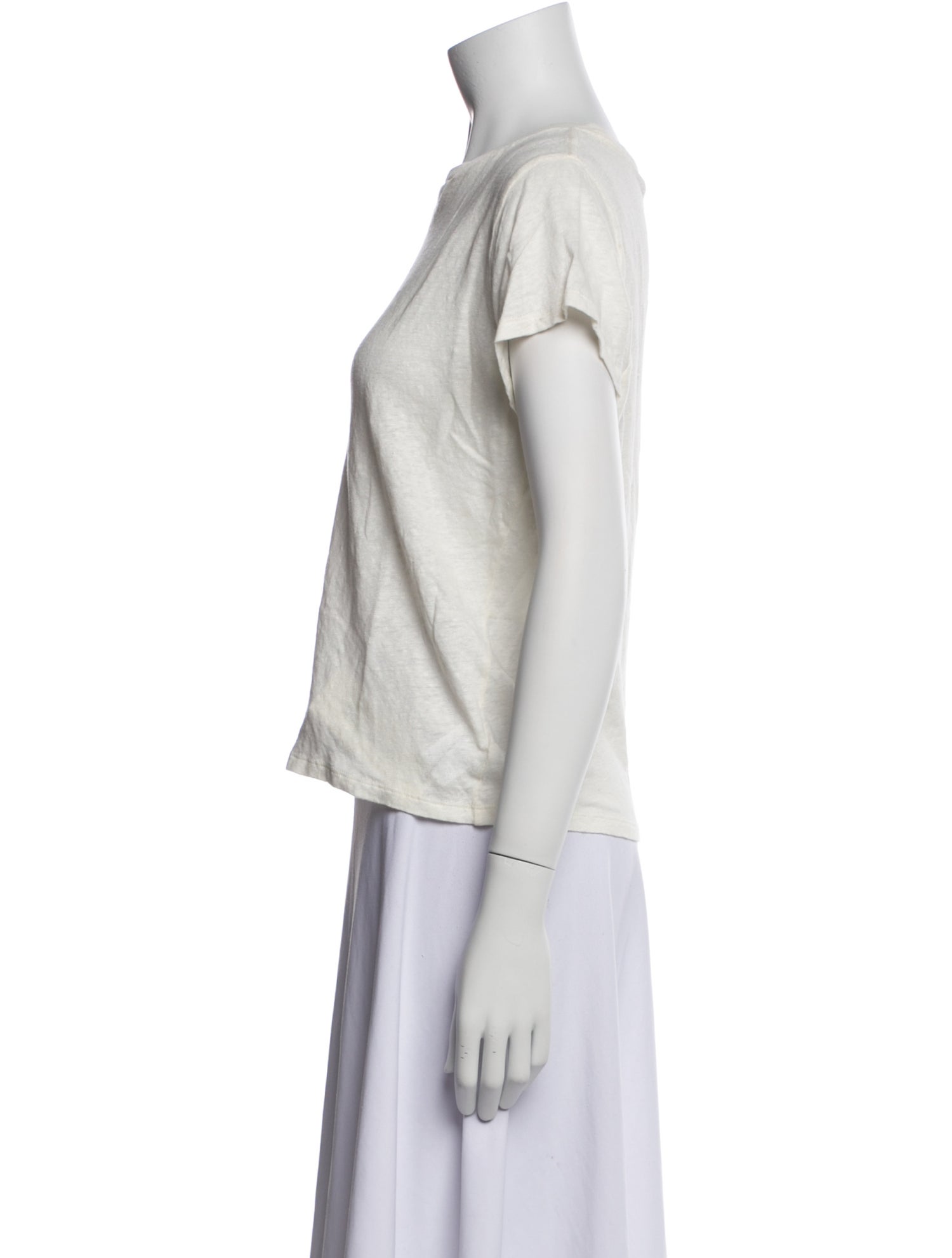 Clare V. Linen Crew Neck T-Shirt w/ Tags