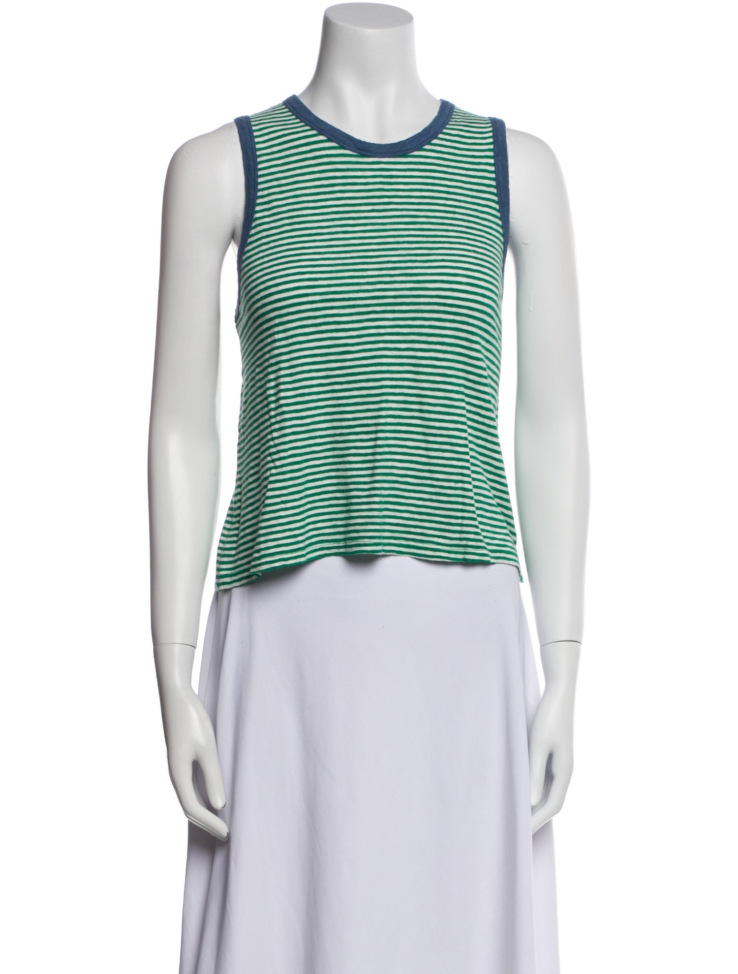 Clare V. Striped Crew Neck Crop Top w/ Tags