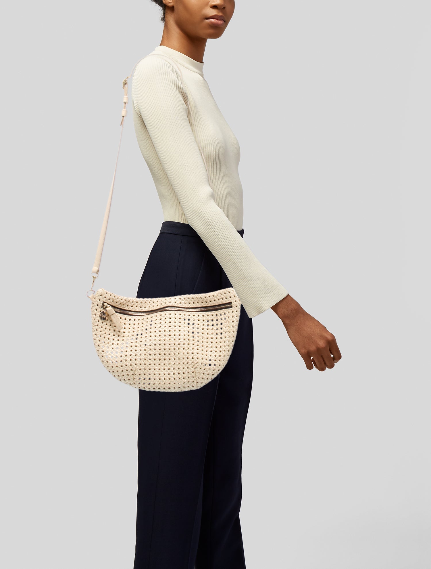 Clare V. Leather Shoulder Bag