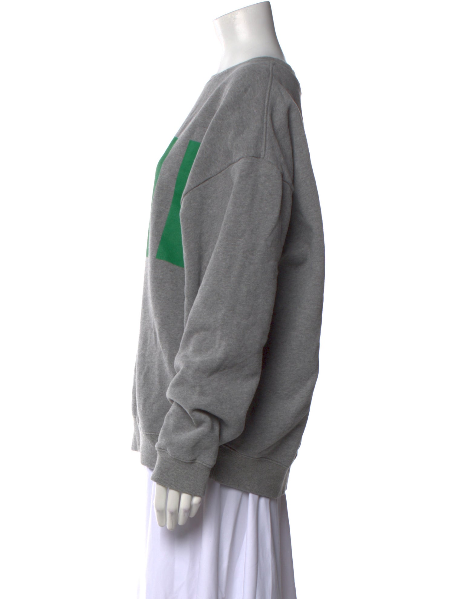 Clare V. Graphic Print Crew Neck Sweatshirt