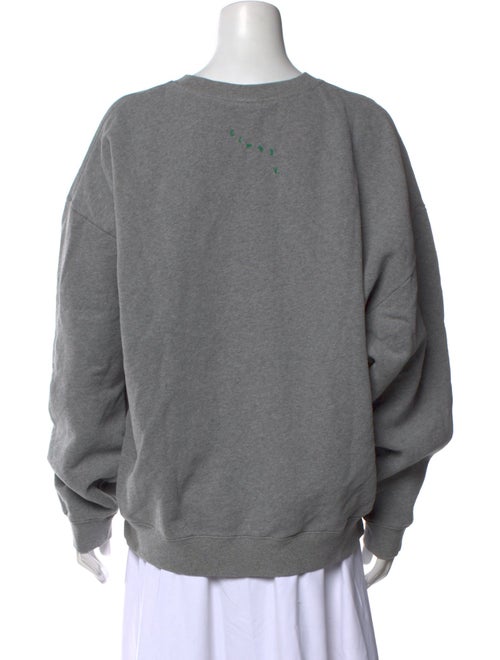 Clare V. Graphic Print Crew Neck Sweatshirt