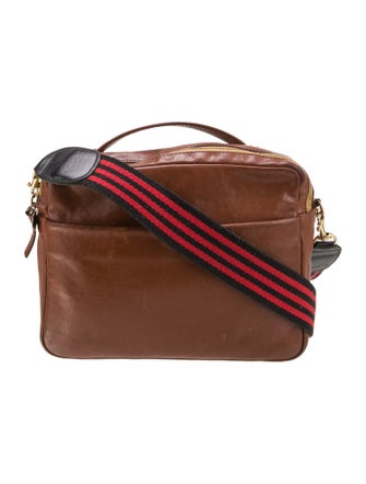 Clare V. Leather Top Handle Bag