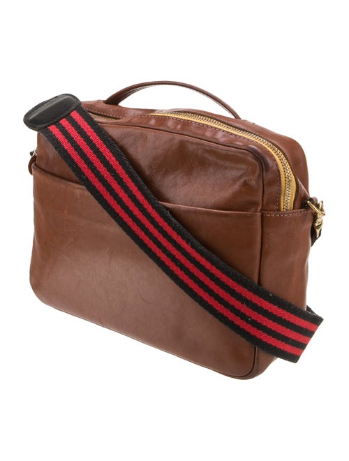 Clare V. Leather Top Handle Bag