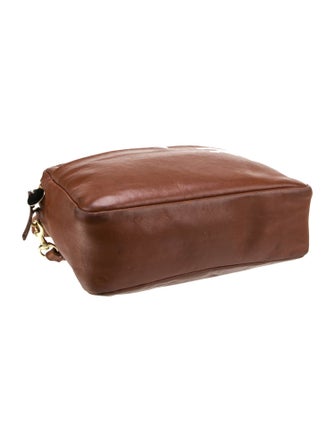 Clare V. Leather Top Handle Bag