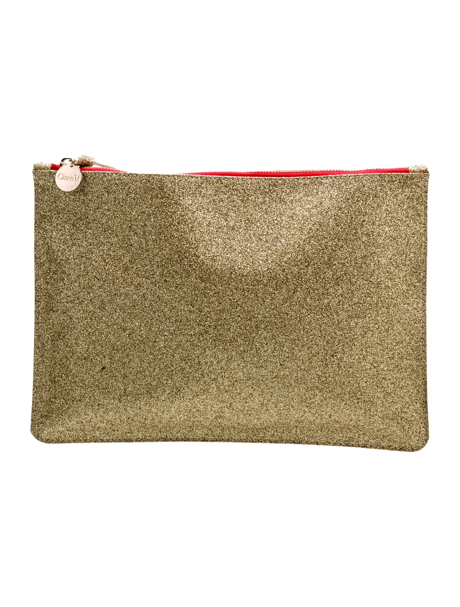 Clare V. Glitter Clutch