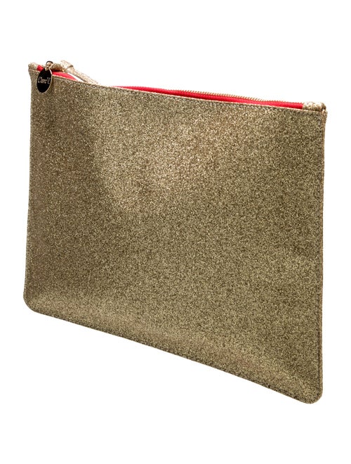 Clare V. Glitter Clutch