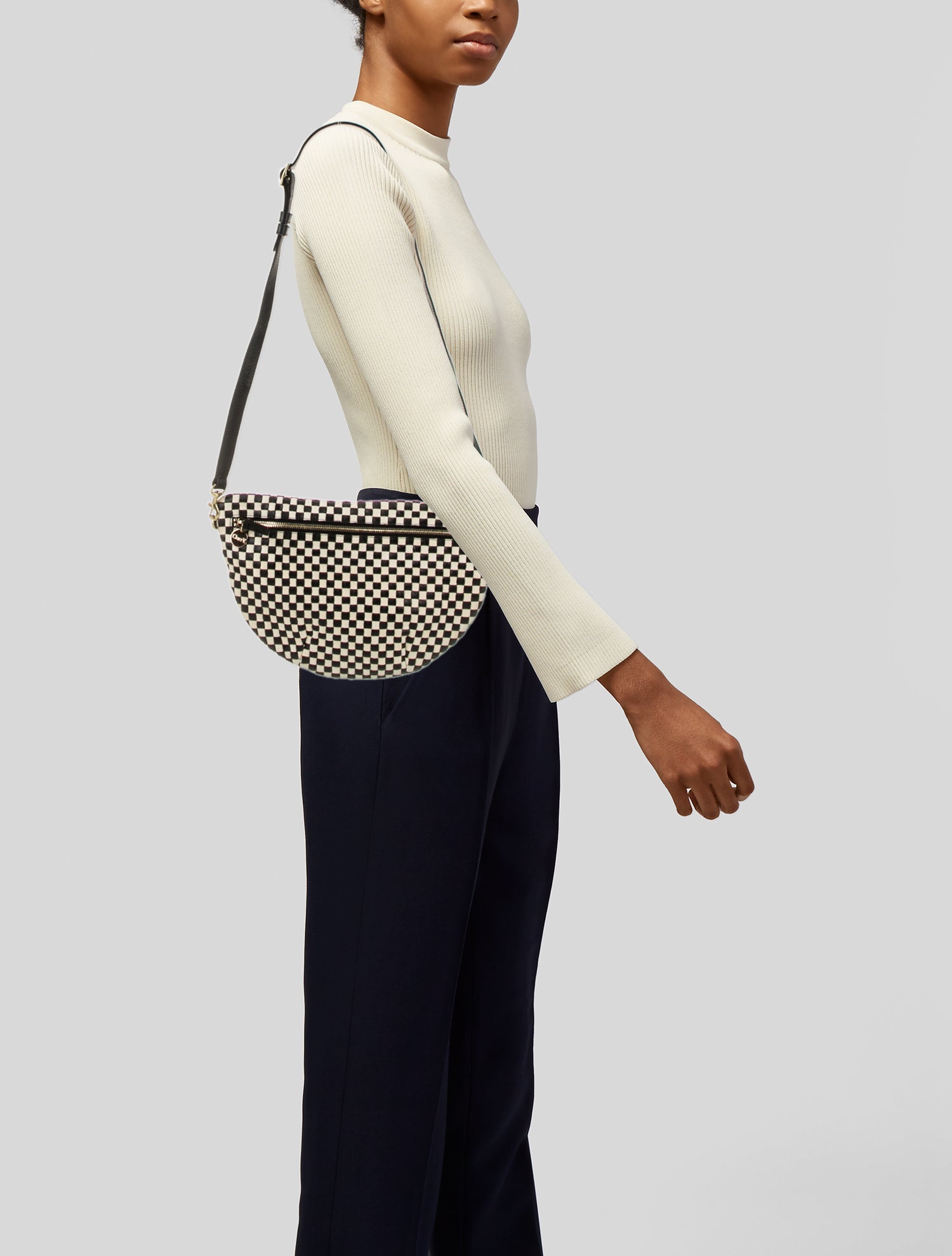 Clare V. Leather Shoulder Bag