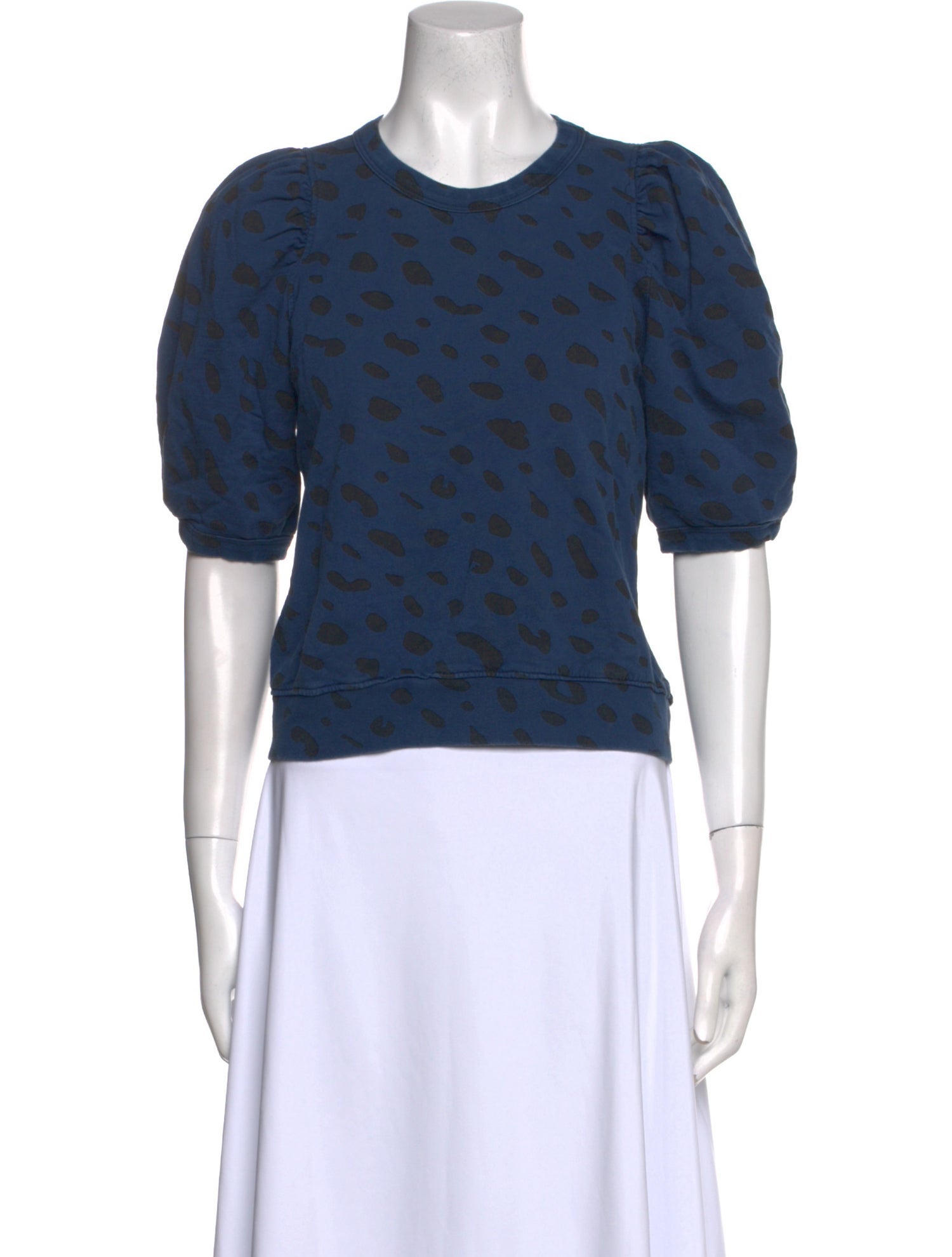 Clare V. Printed Crew Neck T-Shirt