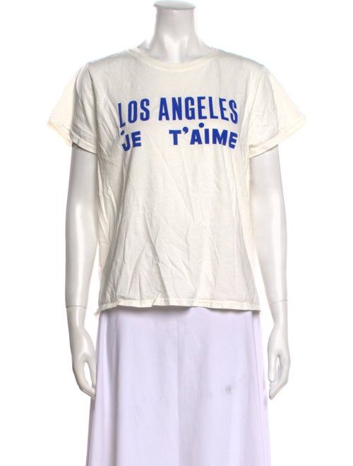 Clare V. Graphic Print Crew Neck T-Shirt