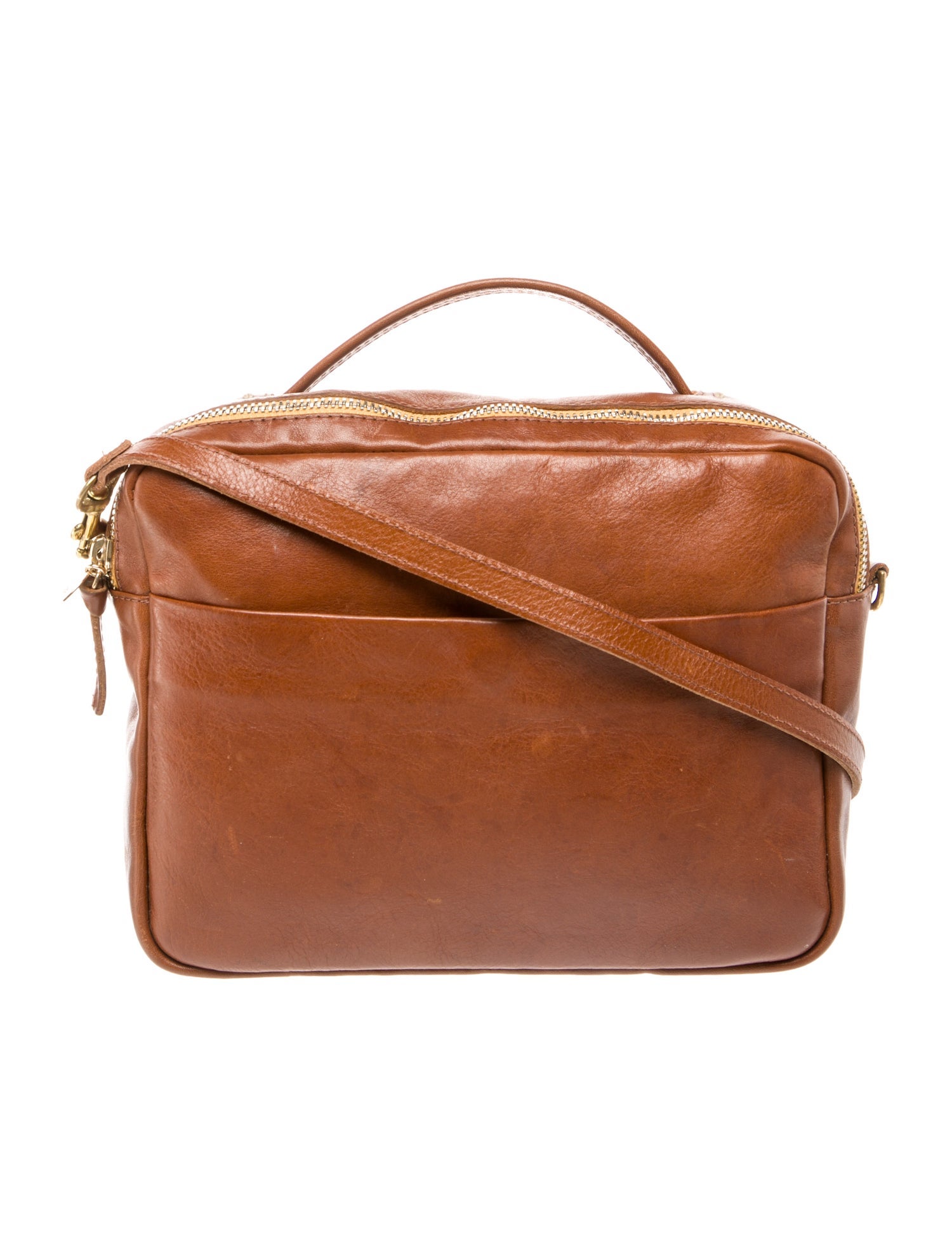 Clare V. Leather Crossbody Bag
