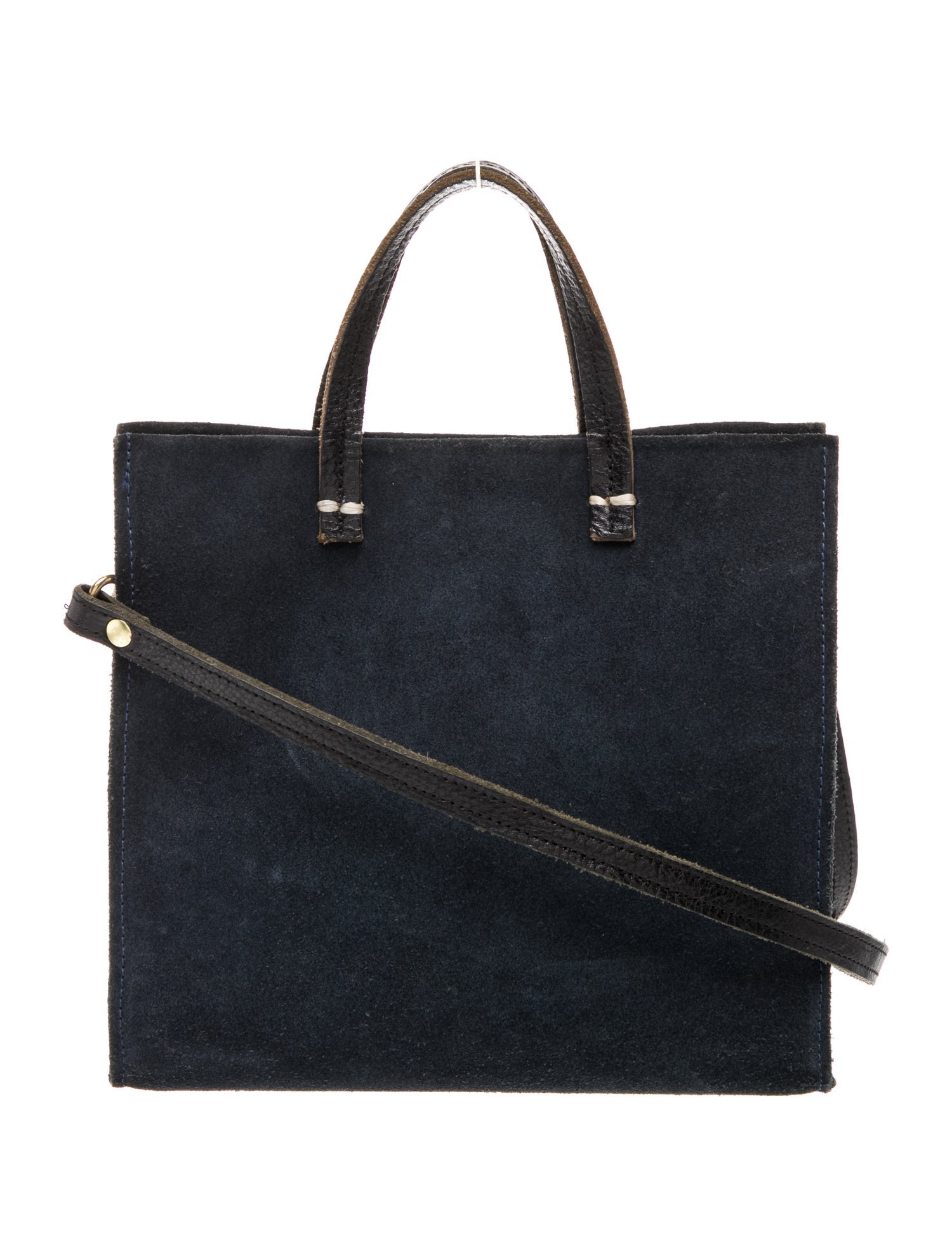Clare V. Suede Top Handle Bag