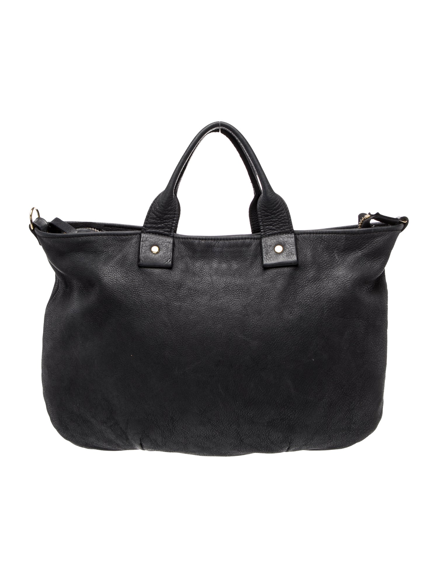 Clare V. Leather Top Handle Bag