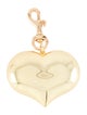Clare V. 14k Gold Plated Brass Heart Keychain
