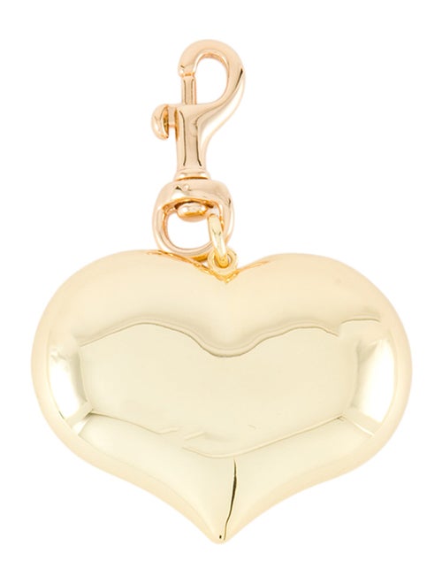 Clare V. 14k Gold Plated Brass Heart Keychain