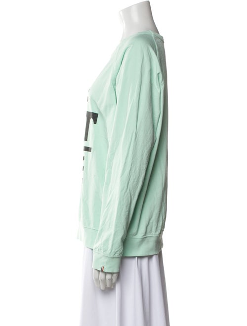 Clare V. Graphic Print Crew Neck Sweatshirt