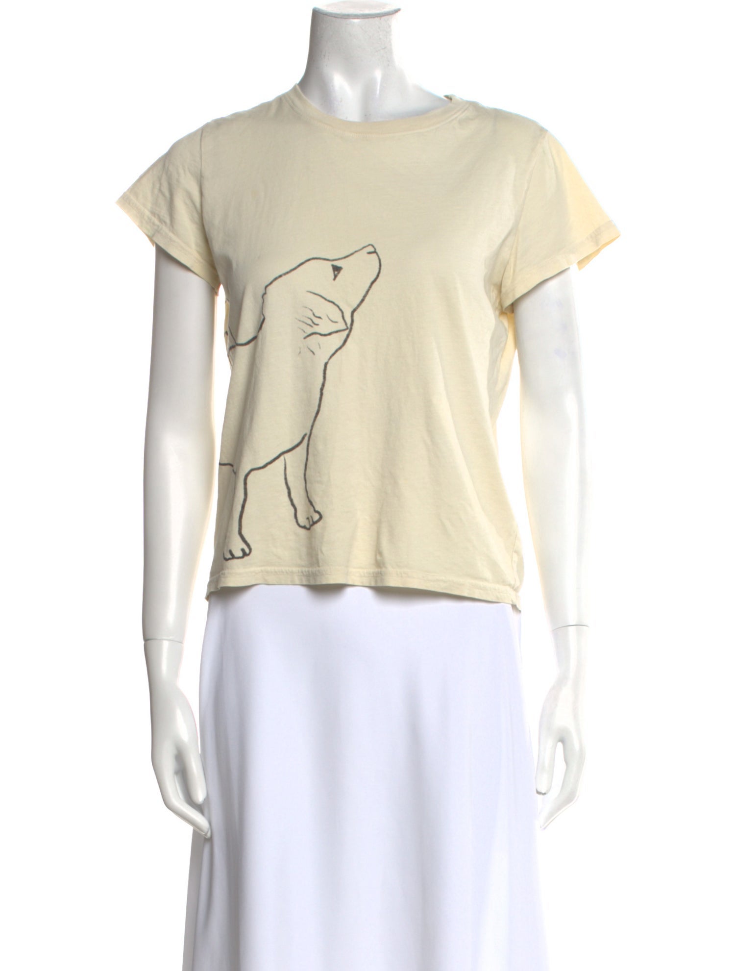 Clare V. Crew Neck Short Sleeve T-Shirt