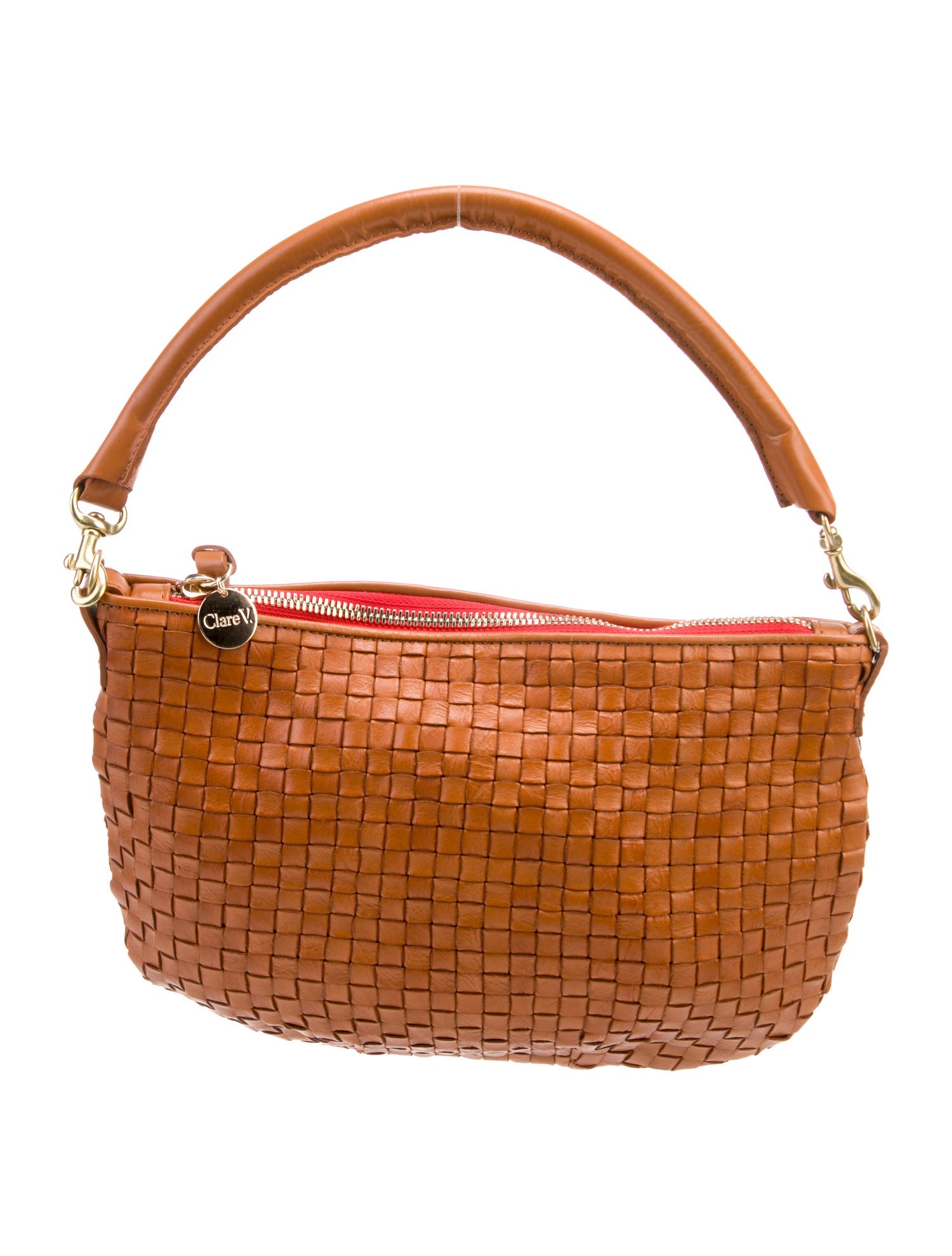 Clare V. Leather Shoulder Bag