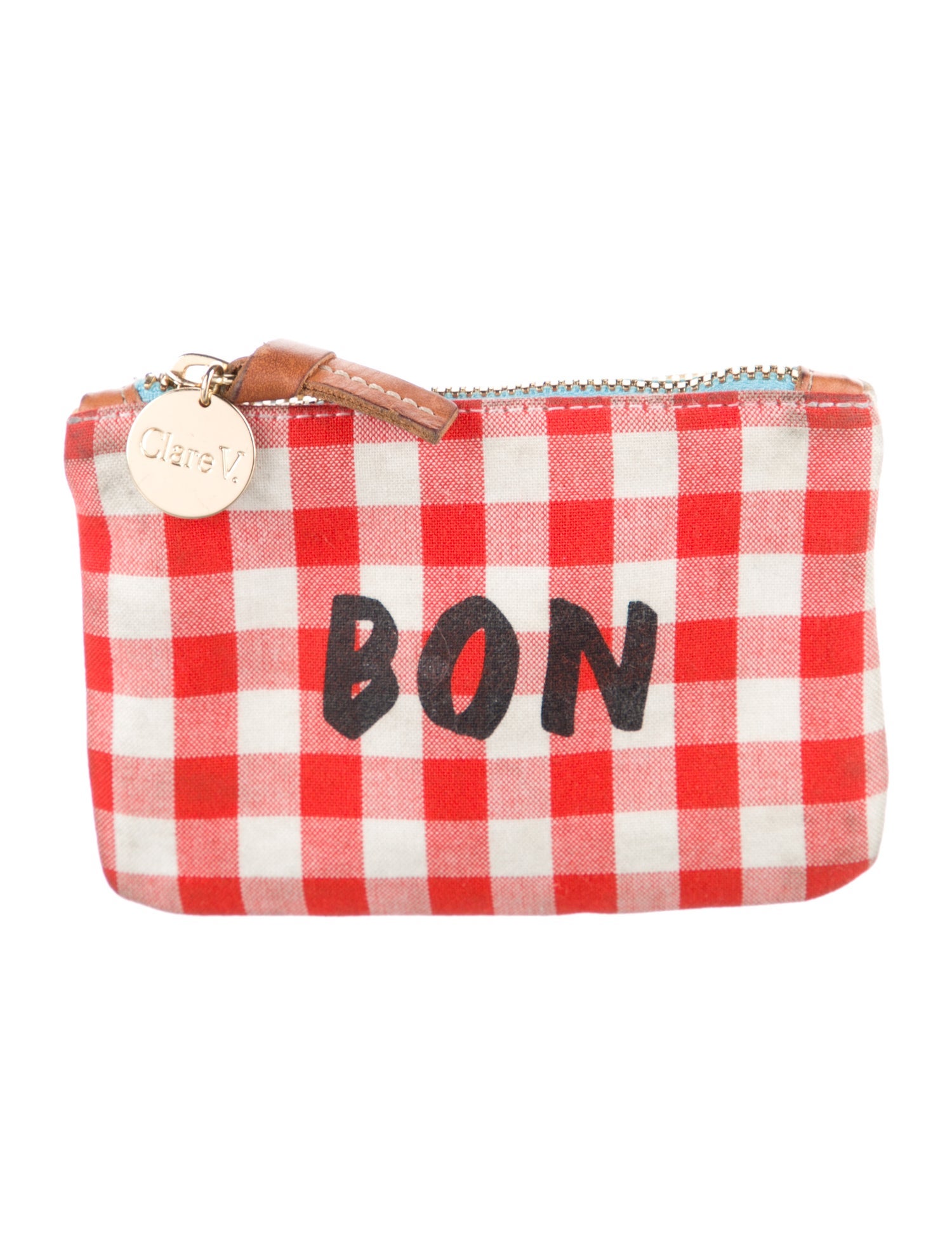 Clare V. Canvas Printed Bifold Wallet